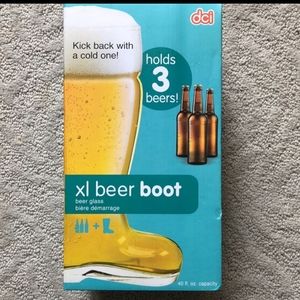 DAS BEER BOOT XL 40 OZ. BEER MUG - DRINKING BEER GAME  BRAND NEW